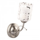 Applique murale chromée megapolis 1 ampoule 18 cm