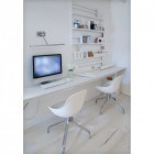 Applique murale chromée techno 1 ampoule 21 cm