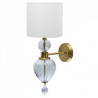 Applique murale laiton classic 1 ampoule 33 cm