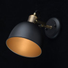 Applique murale laiton industrial 1 ampoule 22 cm