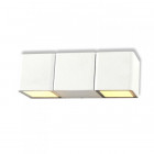 Applique murale led 2x3w ip54 - couleur - blanc chaud 3000°k, finition - blanc