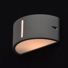 Applique murale noire street 1 ampoule 13 cm