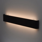 Applique murale noire techno 2 ampoules 3.5 cm