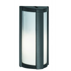 Applique outdoor & porch 25 cm, en fonte d'aluminium anthracite et polycarbonate