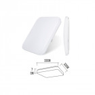 Applique plafonnier led edm 6,500k 18w - 1260 lumens 28x28x6,3cm