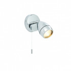 Applique porto, chrome et verre, 1 ampoule