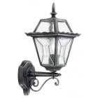 Applique riverdale, argent brossé et verre