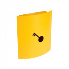 Armoire À Clés - 215 X 63 X 145 Mm - Jaune