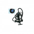 Aspirateur eau et poussière 1400wcuve inox 50l niklas avec prise électrique ip54 accessoires niklas