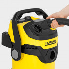 Aspirateur karcher wd5 premium 1100w professionnel eau et poussière cuve inox 25l