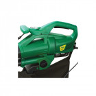 Aspirateur souffleur de feuilles électrique 2500w + sac green cat 14000 tr/min roulettes pour aspiration-