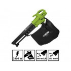 Aspirateur souffleur feuilles 2400W sac 45L  sangle - poignée anti vibrations VITO GARDEN