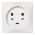 Socle 2P+T à vis avec éclips de protection dimensions 80x80mm - Legrand