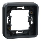Mureva Styl - Cadre 1 poste - encastré - IP55 - IK08 - gris - SCHNEIDER ELECTRIC - MUR34107