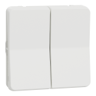 Mureva Styl - Double va et vient - composable - IP55 - IK08 - blanc - SCHNEIDER ELECTRIC - MUR39022
