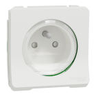 Mureva Styl - Prise courant 2P+T - composable - IP55 IK08 - connex auto - blanc - SCHNEIDER ELECTRIC - MUR39133