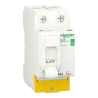 Resi9 - inter différentiel - 2P - 40A - 30mA - Type A - peignable - alim bas - SCHNEIDER ELECTRIC - R9PRA240