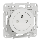 Odace - prise de courant 2P+T affleurante - blanc - SCHNEIDER ELECTRIC - S520052