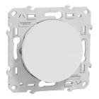 Odace - poussoir - blanc - 10A - SCHNEIDER ELECTRIC - S520206