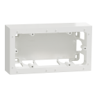 Odace Styl - boîte pour montage en saillie 2 postes entraxe 71mm blanc - SCHNEIDER ELECTRIC - S520764