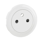 Enjoliveur pour prise de courant fort à puit 2P+T surface Céliane - Blanc - LEGRAND - CB0111