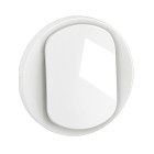 Enjoliveur pour interrupteur et ou va-et-vient lumineux Céliane - Blanc - LEGRAND - CB1001