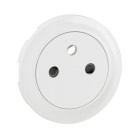 Enjoliveur pour prise de courant fort 2P+T Surface Céliane - Blanc Antimicrobien - LEGRAND - CB9027