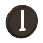 Enjoliveur pour prise téléphone 8 contacts Céliane - Noir - LEGRAND - CN0338