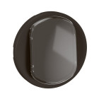 Enjoliveur pour interrupteur ou va-et-vient avec porte-étiquette Céliane livré avec 2 étiquettes - Noir - LEGRAND - CN5001