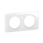 Plaque de finition Céliane 2 postes - Blanc Emaillé - LEGRAND - CP0002