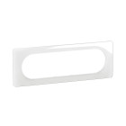 Plaque de finition Céliane 6 à 8 modules - Blanc Emaillé - LEGRAND - CP0011