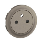 Enjoliveur pour prise de courant fort 2P+T Surface Céliane - Titanium - LEGRAND - CT0111