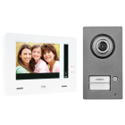 Kit portier vidéo Mini Note +, platine avec 1 bouton-poussoir, moniteur 7 pouces - URMET YOKIS - 1722/95