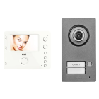 Kit portier vidéo Mini Note 2, platine avec 1 bouton-poussoir, moniteur 4,3 pouces - URMET YOKIS - 1722/93