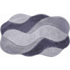 Tapis de salle de bain carmen 70 x 120 cm gris