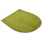 Tapis de salle de bain orly vert housse pour abattant wc 47 x 50 cm