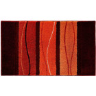 Tapis de salle de bain orly orange 60 x 100 cm