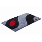 Tapis de salle de bain colani 35 gris / noir 60 x 100 cm