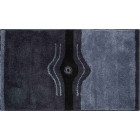 Tapis de salle de bain crystal light 60 x 100 cm anthracite