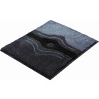 Tapis de salle de bain crystal light anthracite 50 x 60 cm