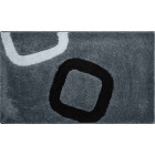 Tapis de salle de bain arolo 70 x 120 cm gris