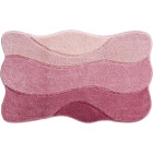 Tapis de salle de bain curts 70 x 120 cm rose