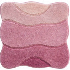 Tapis de salle de bain curts 60 x 60 cm rose