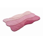 Tapis de salle de bain curts rose 80 x 140 cm