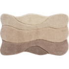 Tapis de salle de bain curts 80 x 140 cm beige