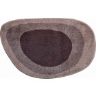 Tapis de salle de bain lake 60 x 90 cm marron