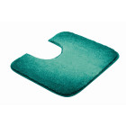 Tapis de salle de bain moon petrole contour wc 50 x 60 cm