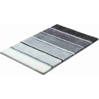 Tapis de salle de bain summertime gris 60 x 90 cm