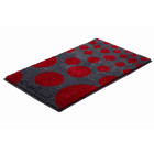 Tapis de salle de bain colani 16 rouge 60 x 100 cm