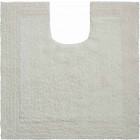 Tapis de salle de bain luxor naturel contour wc 60 x 60 cm